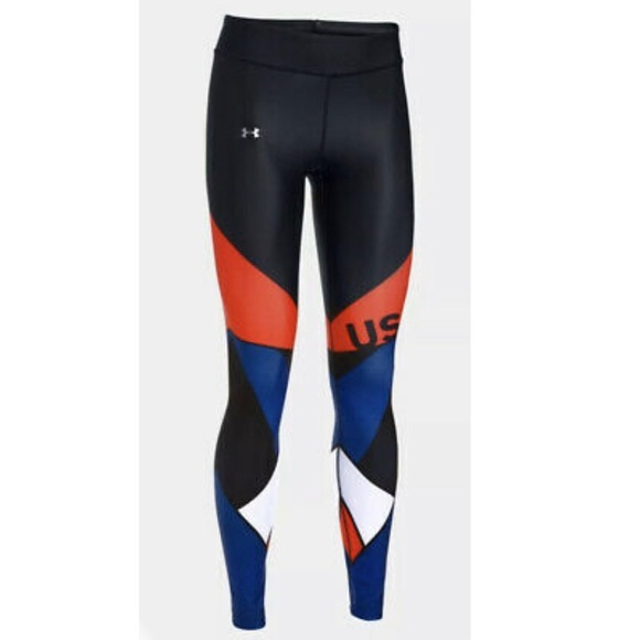 Under Armour USA Leggings Size L NWT - Picture 2 of 9